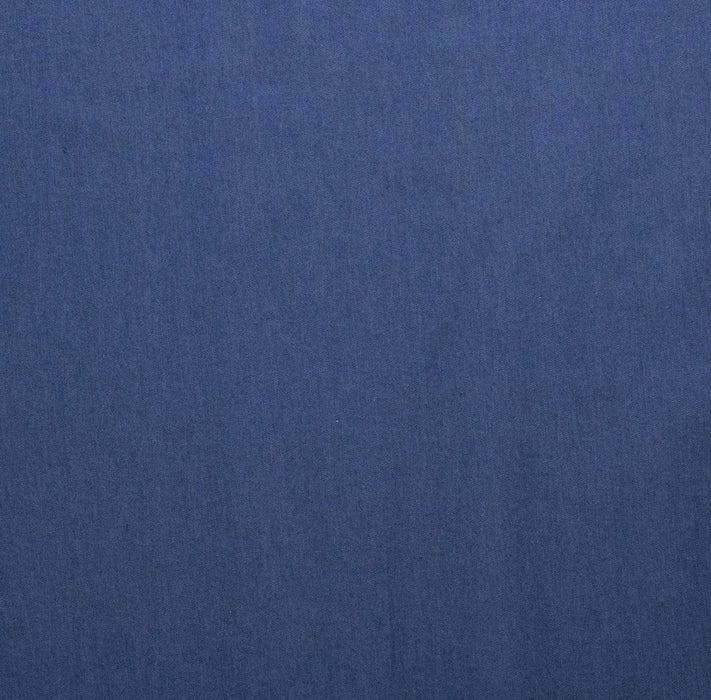 Jeans stretch Stoff vorgewaschen uni blau