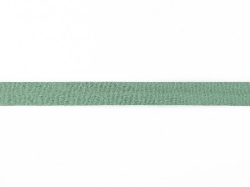 Double Gauze/Musselin - Schrägband 20 mm dusty mint