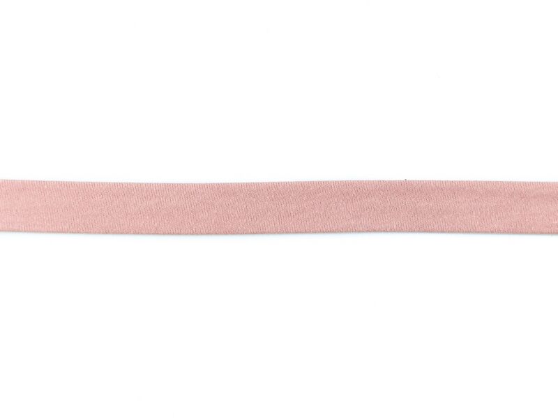 Elastisches Jersey - Schrägband 20 mm altrosa