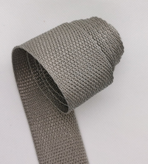 Gurtband grau 40mm