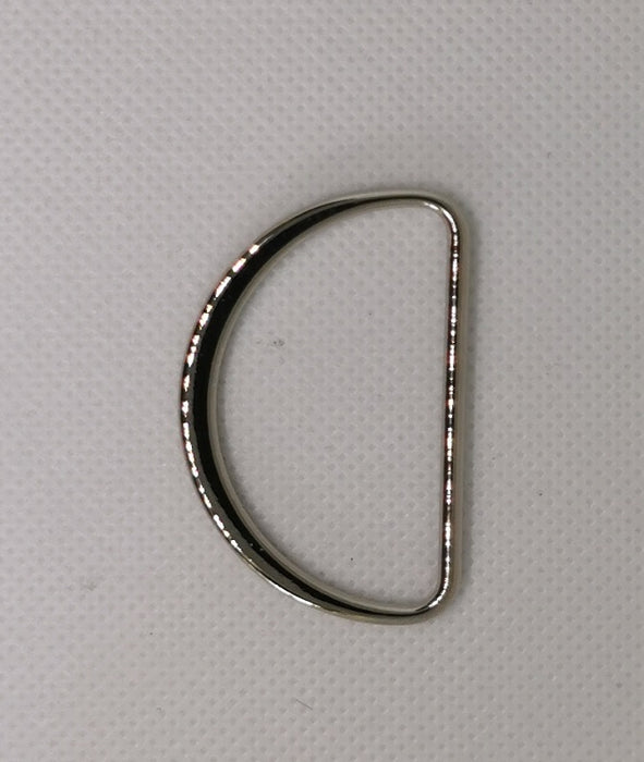 D-Ring Metall 40mm silber