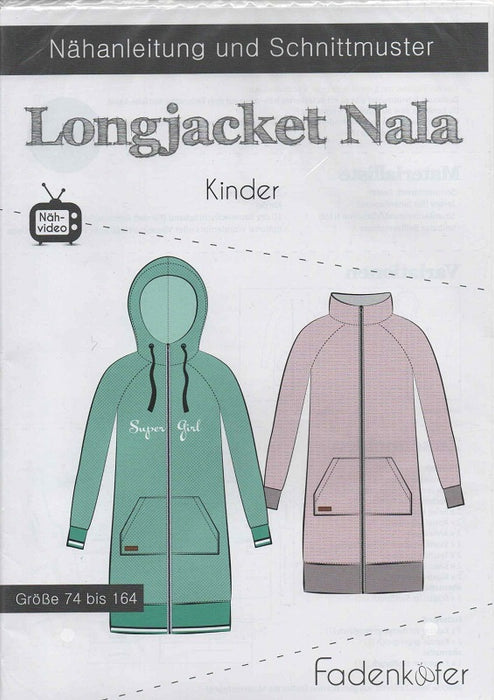 Kinder Longjacket Nala Gr. 74-164 von Fadenkäfer