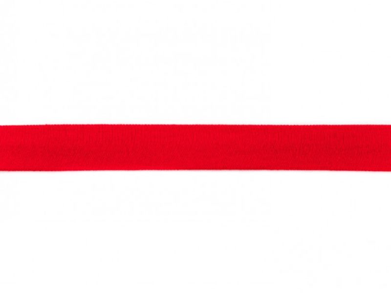 Elastisches Jersey - Schrägband 20 mm rot