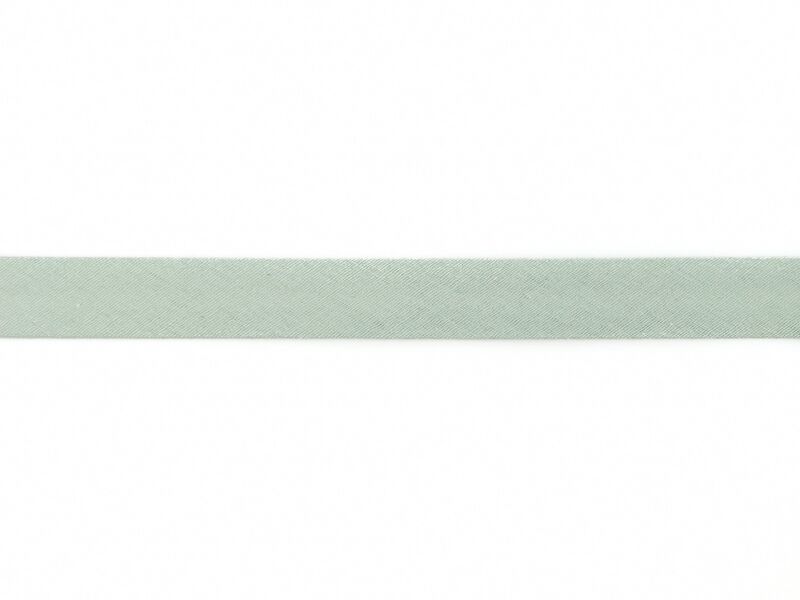 Double Gauze/Musselin - Schrägband 20 mm helles dusty mint