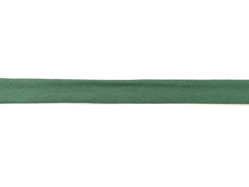 Elastisches Jersey - Schrägband 20 mm altgrün