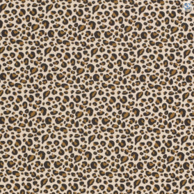 Baumwolljersey bedruckt  Leopard beige