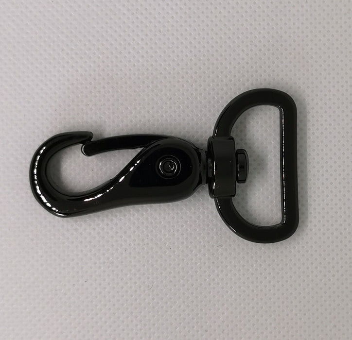 Taschenkarabiner Metall 25mm schwarz
