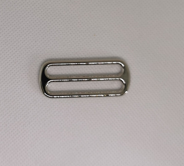 Leiterschnalle Metall 40mm silber