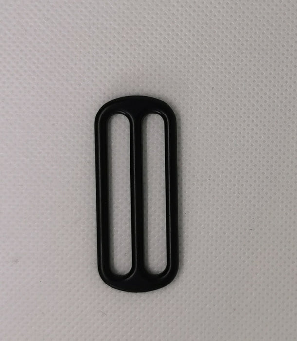Leiterschnalle Metall 40mm schwarz matt
