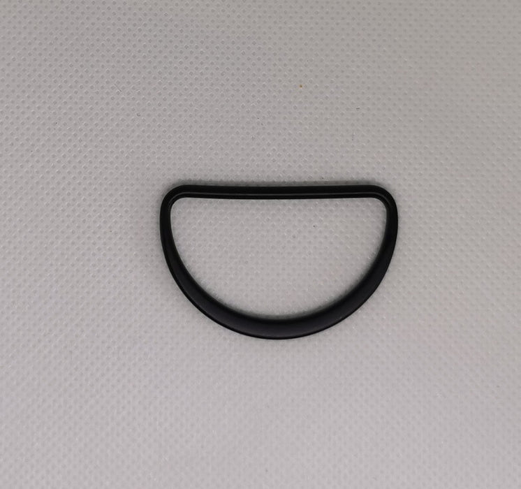 D-Ring Metall 40mm schwarz matt