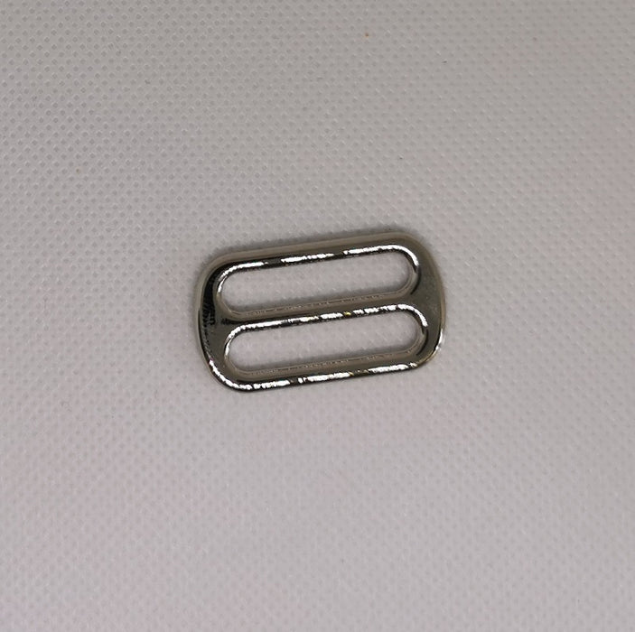 Leiterschnalle Metall 25mm silber