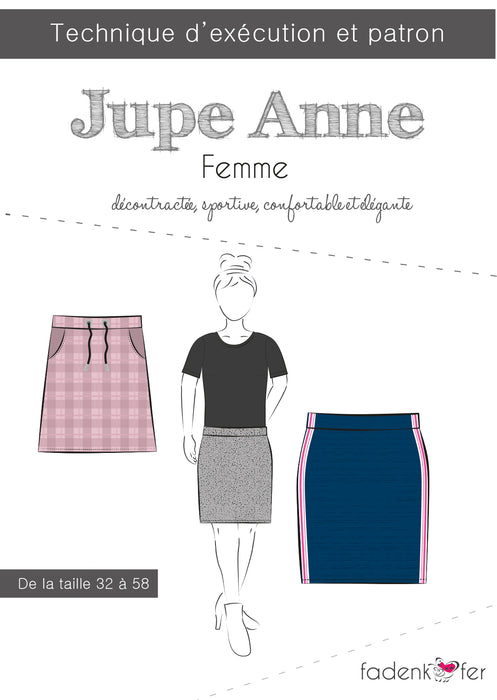Jupe Anne Damen von Fadenkäfer (französisch)