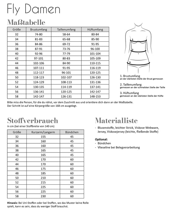 Shirt Fly Damen von Fadenkäfer