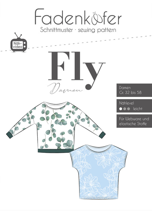 Shirt Fly Damen von Fadenkäfer
