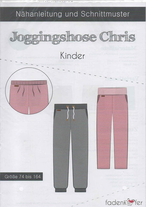 Kinder Jogginghose Chris Gr. 74-164 von Fadenkäfer