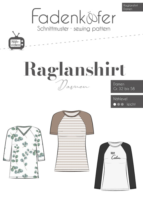 Raglanshirt Damen von Fadenkäfer