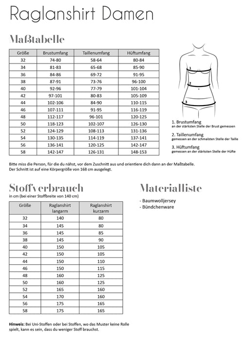 Raglanshirt Damen von Fadenkäfer