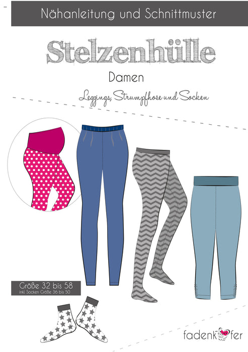 Leggins Stelzenhülle Damen von Fadenkäfer