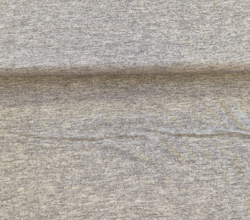 Viscosejersey Click Uni grau