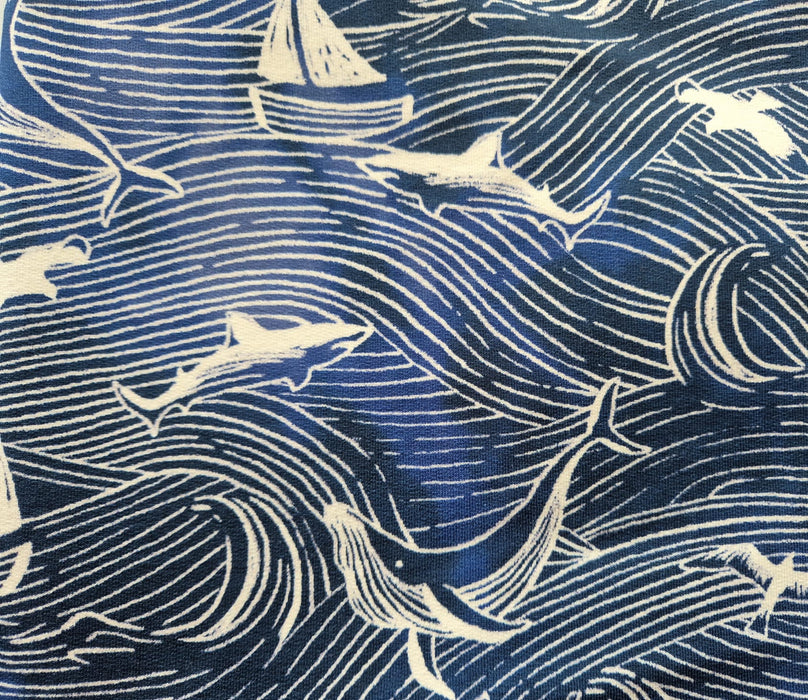 Reststück Sommersweat Meer 620