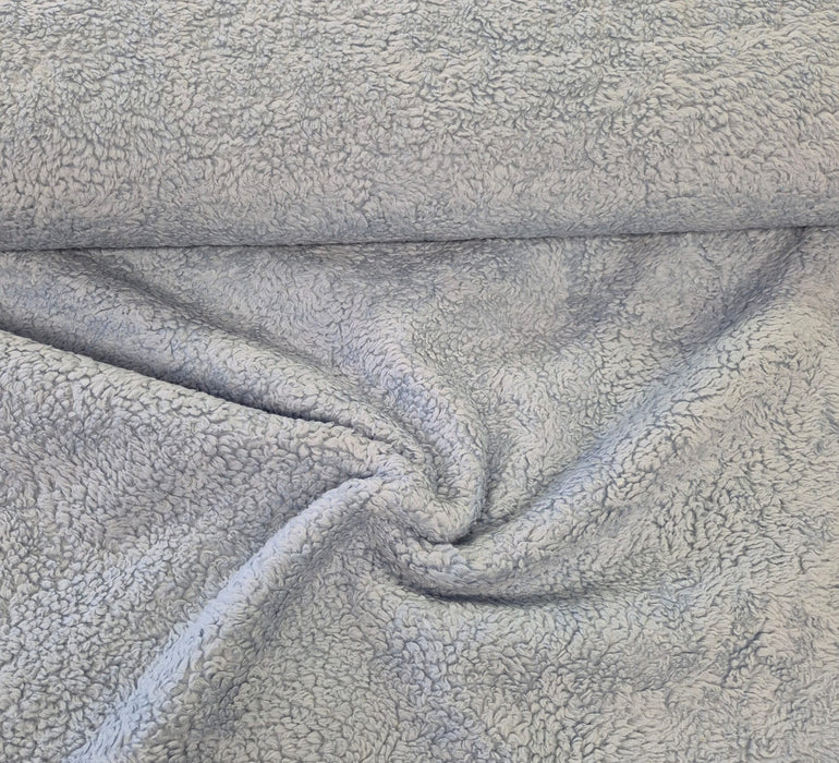 Baumwoll - Teddy dusty blue