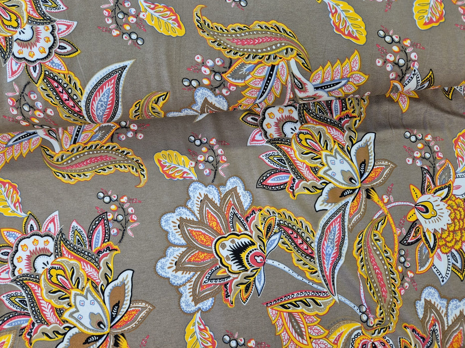 Viscose Jersey orientaschise Blumenmuster