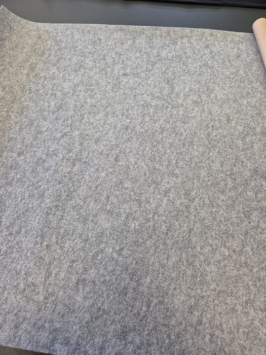 Filz 3mm Stoff uni hellgrau meliert