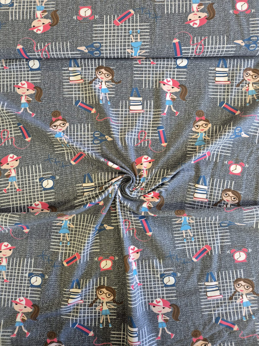 Baumwolljersey Schulmädchen