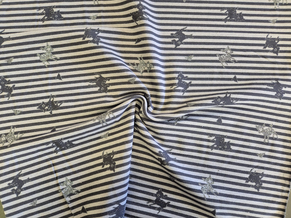 Jacquard lurex Bambi, Reststück à 50 cm