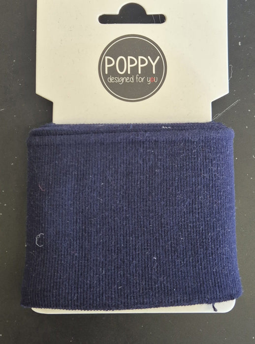 Cuff College Feinstrickbündchen marine