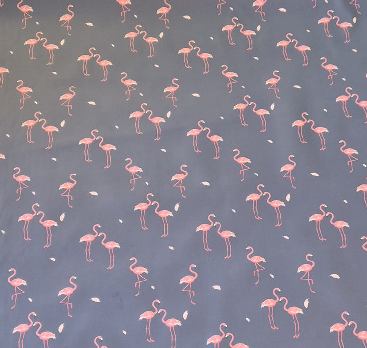 Wasserdicht Stoff digital bedruckt Flamingo
