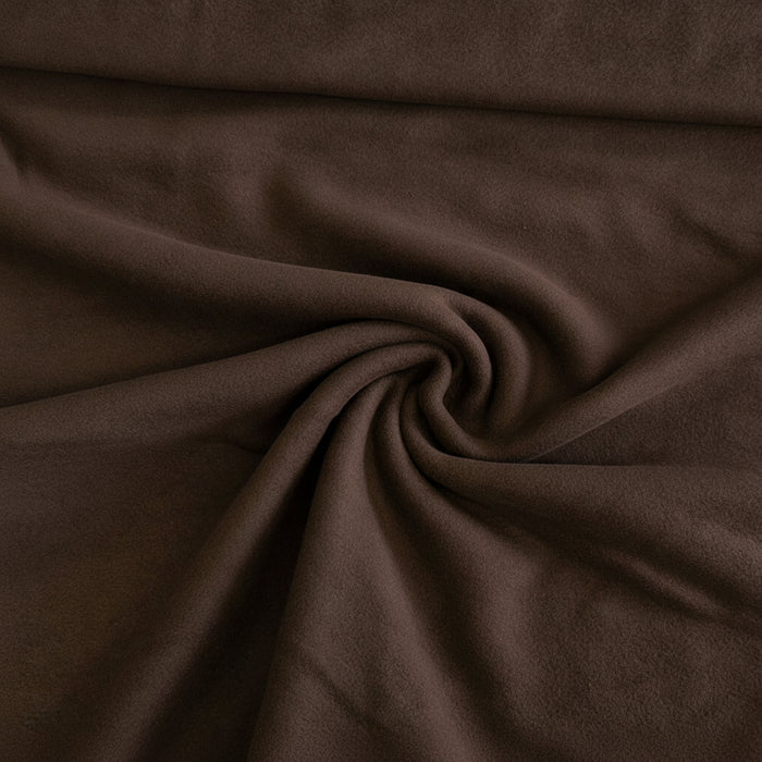Fleece dunkelbraun Reststück à 1.3m