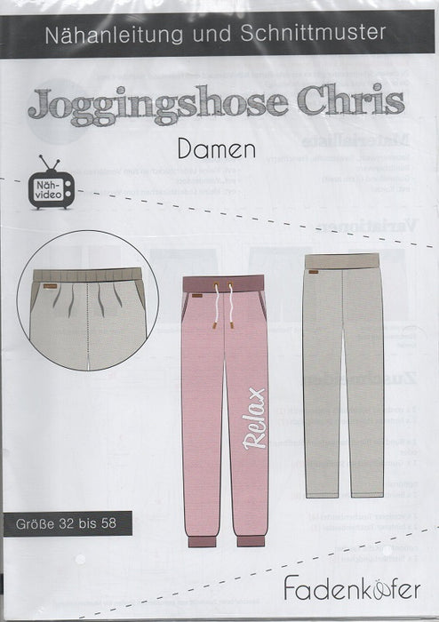 Damen Jogginghose Chris Gr. 32-58 von Fadenkäfer