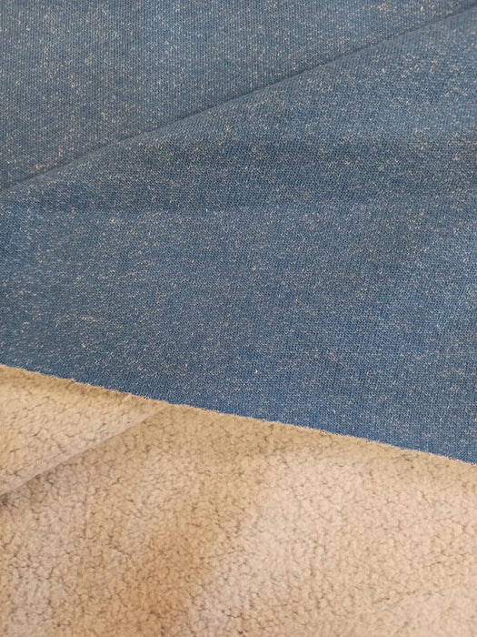 Lammfleece jeansblau