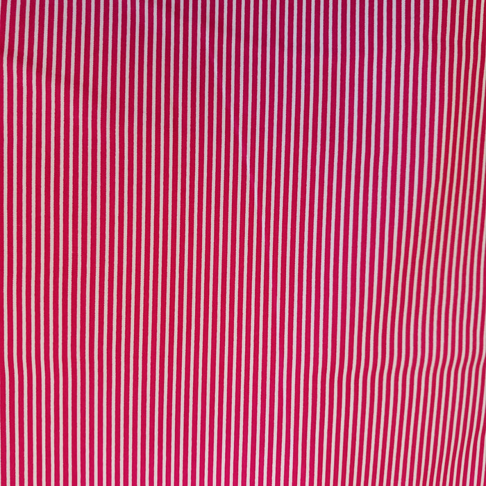 Baumwollstoff Streifen fuchsia