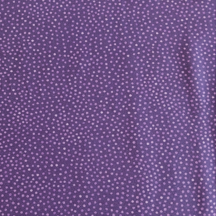 Hilco Baumwolljersey Punkte violett