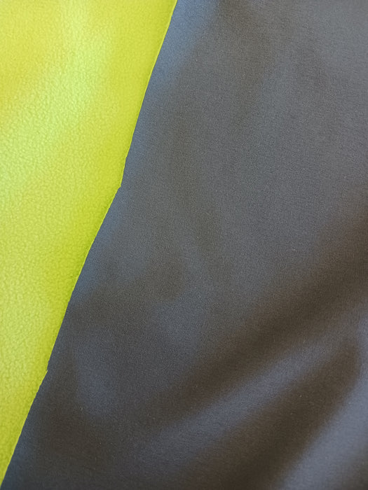 Softshell Outdoorstoff Jackenstoff grau-hellgrün