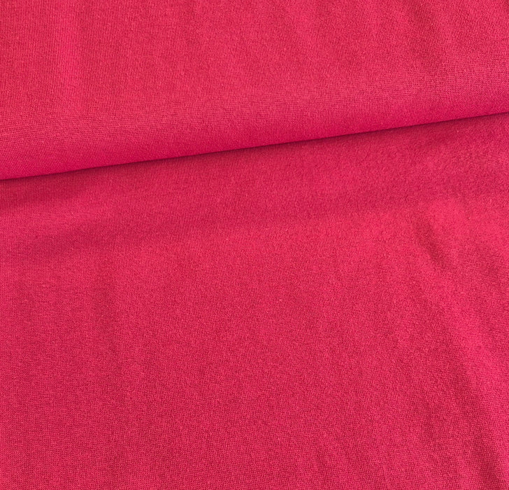 Glattbündchen dunkelrot