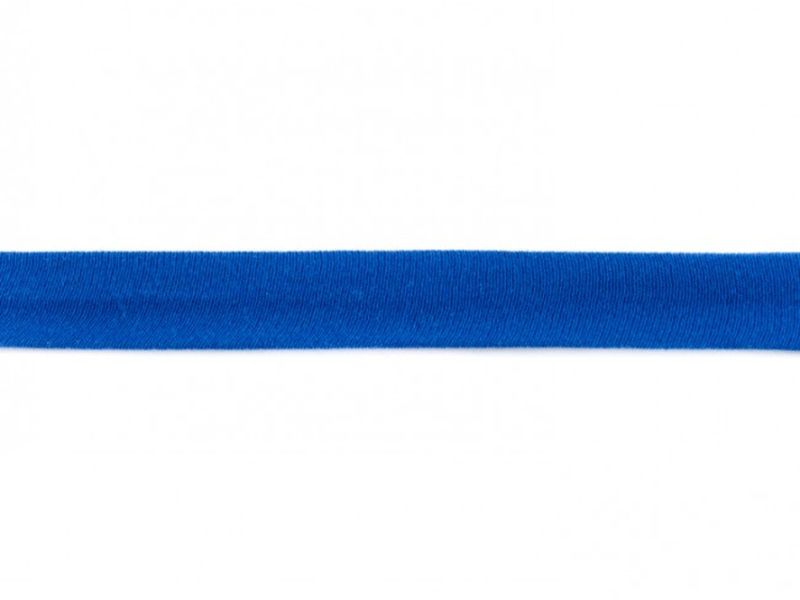 Elastisches Jersey - Schrägband 20 mm royalblau
