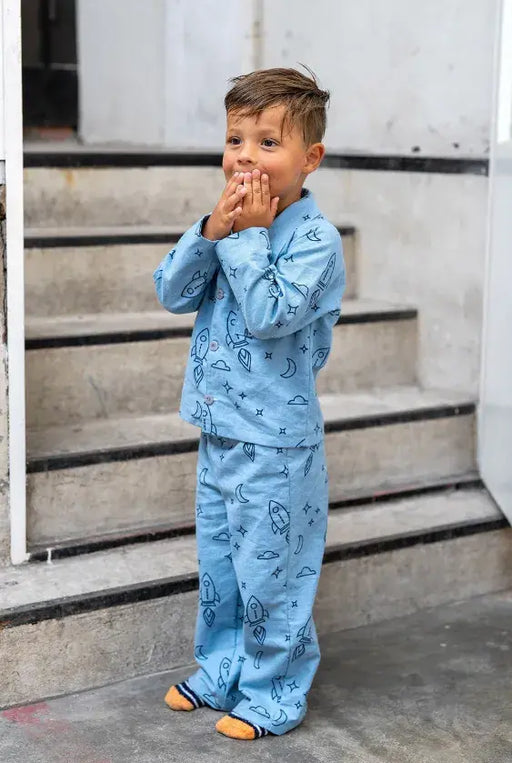 raketen-flanell-blau-stoff-stoffpilz