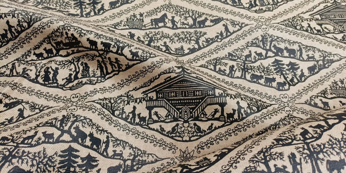 Canvas Scherenschnitt beschichtet natur —