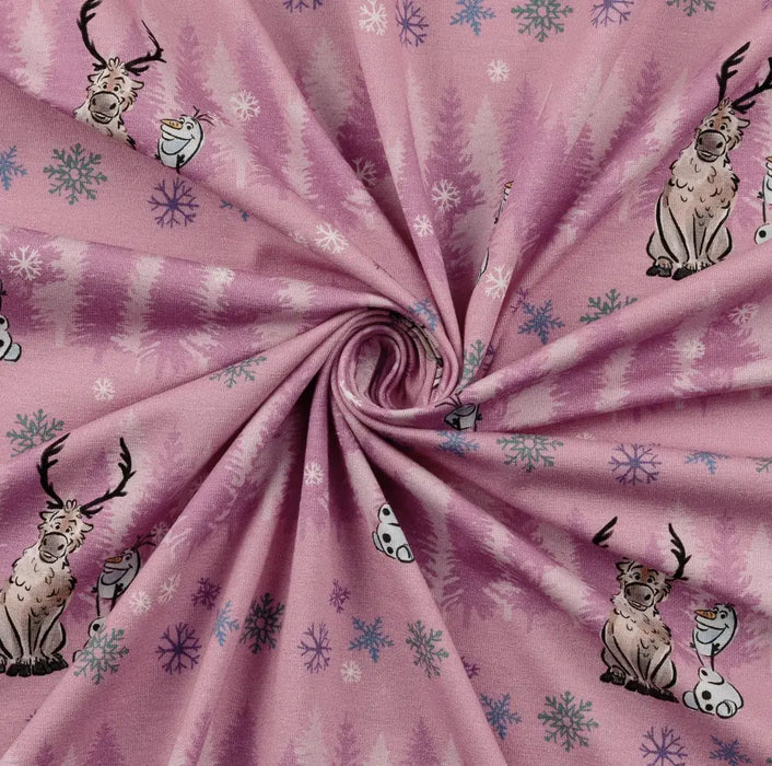 elsa-frozen-olaf-kristof-baumwolljersey-rosa-stoff-stoffpilz