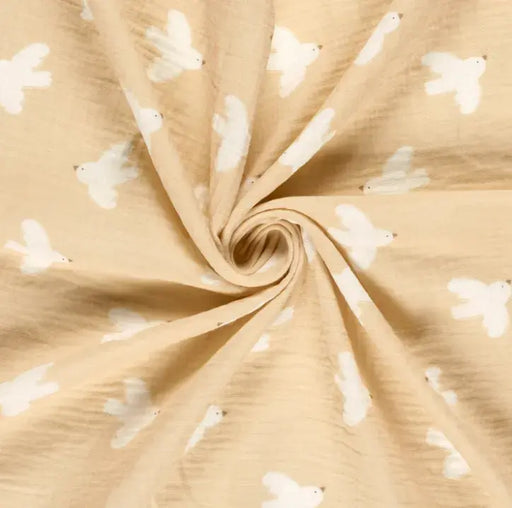 voegel-beige-baumwolle-musselin-stoffe-stoffpilz