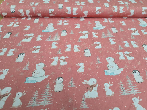 polar-baer-pinguin-baumwolljersey-rosa-stoff-stoffpilz