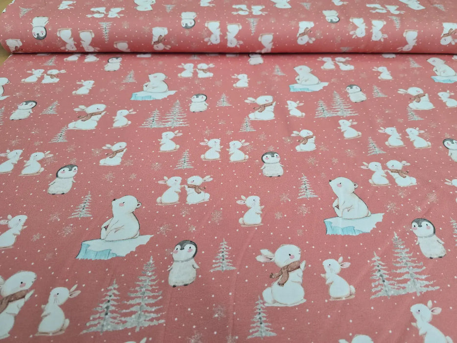 polar-baer-pinguin-baumwolljersey-rosa-stoff-stoffpilz