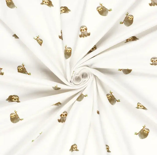 Faultier-bedruckt-weiss-stoff-stoffpilz-schoeftland