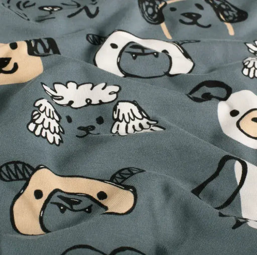 hunde-stahlblau-bedruckt-baumwolljersey-stoff-stoffpilz