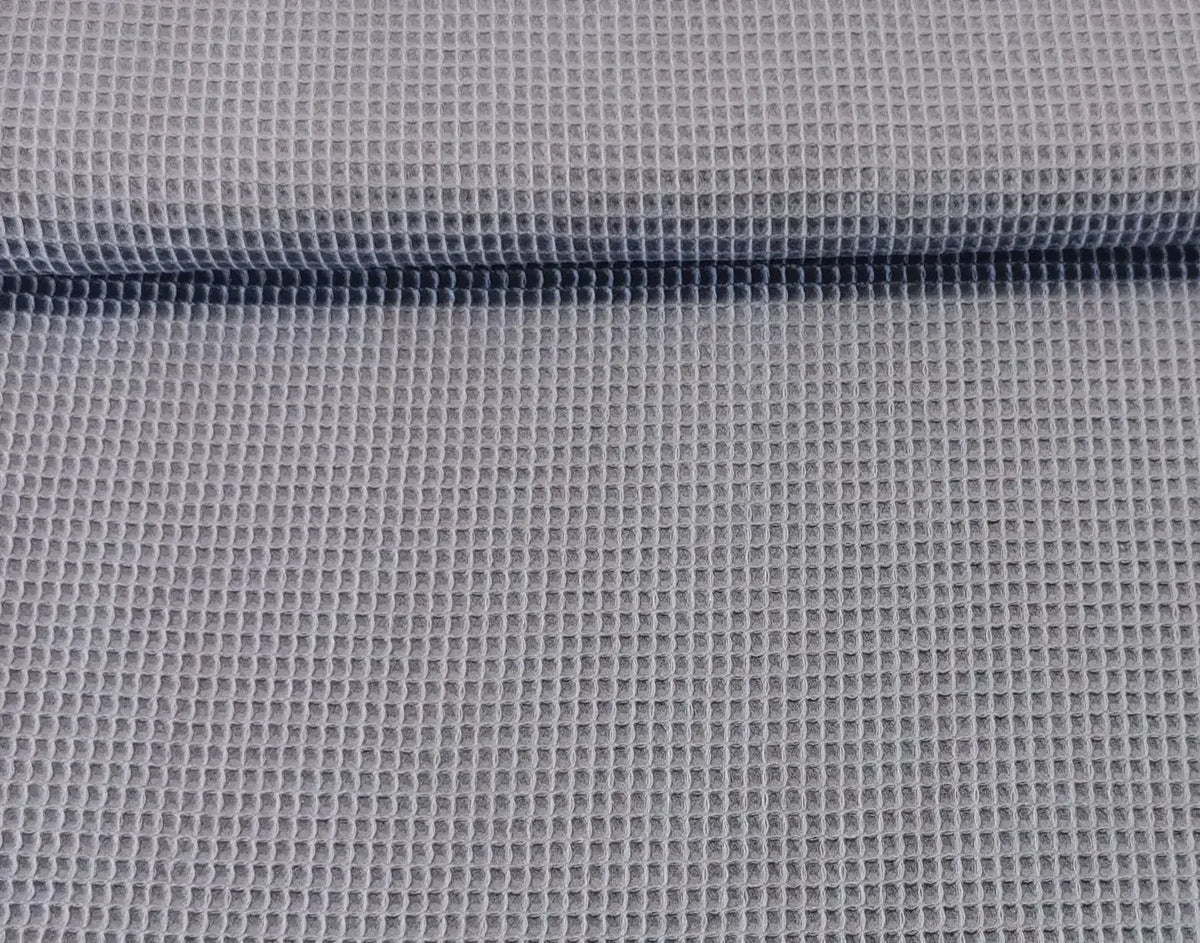 Baumwolle Meterware Waffelstoff Stoff Waffelmuster Waffelstoff