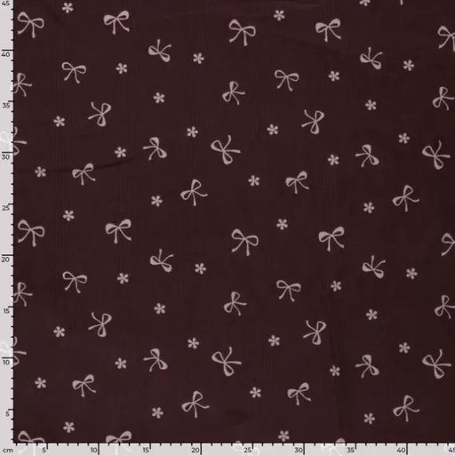 Schleife-bordeaux-muster-feincord-stoff-stoffpilz