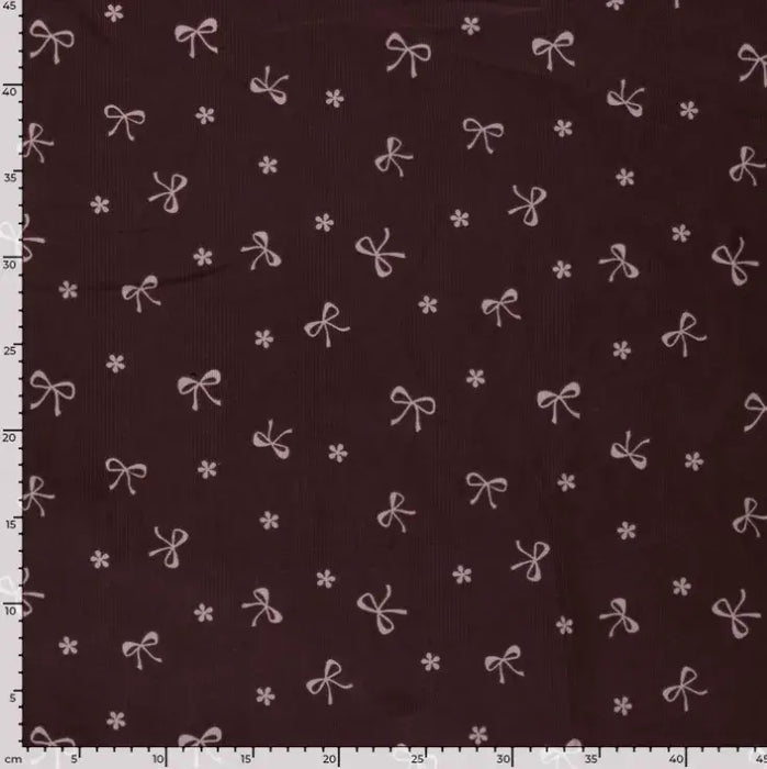 Schleife-bordeaux-muster-feincord-stoff-stoffpilz